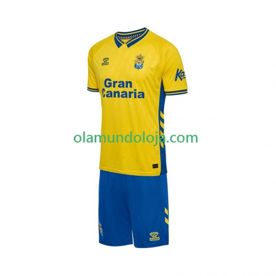 Camisola Las Palmas Criança Equipamento Primeiro 2025-2026 Manga Curta